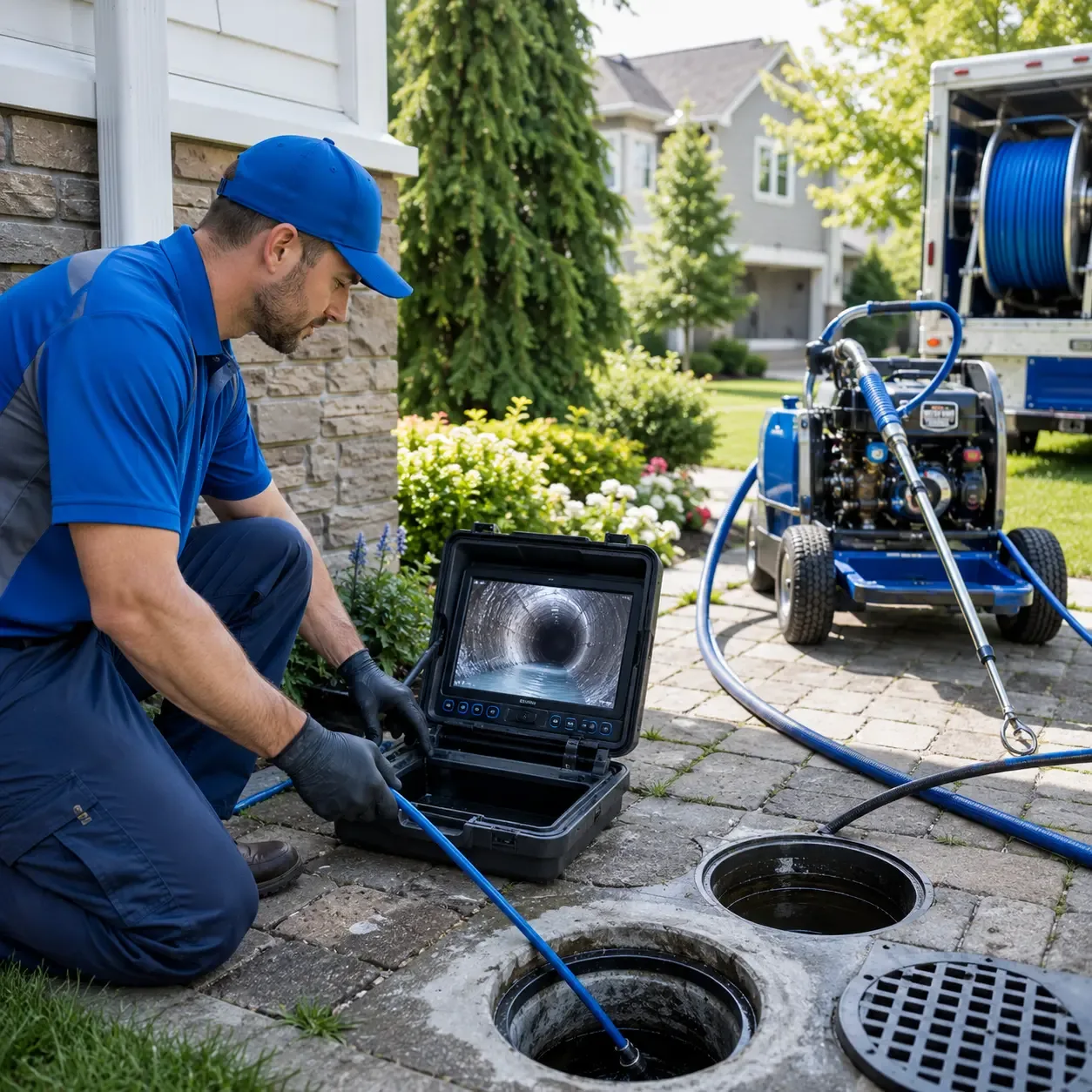 Outdoor drain cleaning professionals serving Tonganoxie, KS